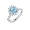 SR4595 — Ring - 9k White Gold