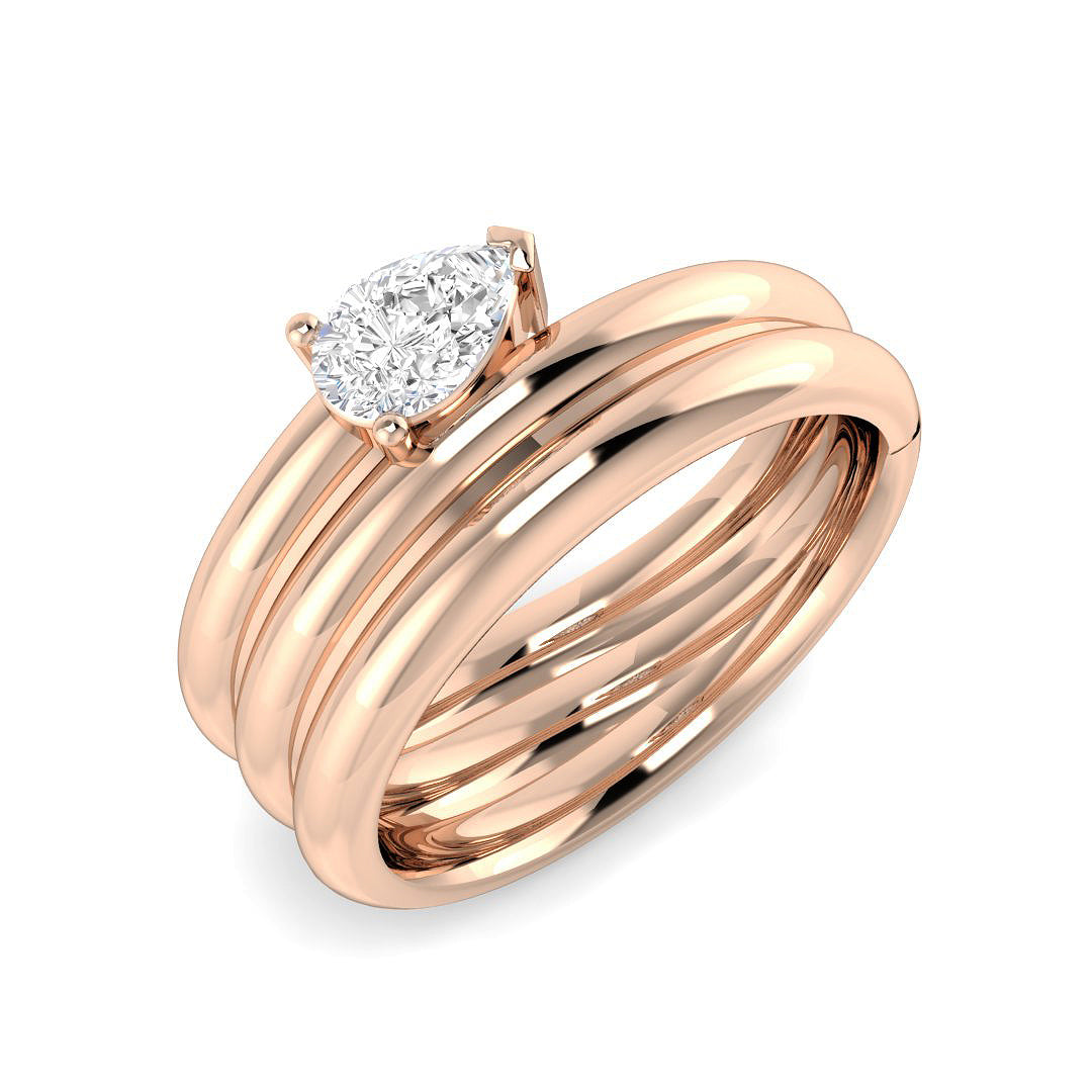 SR4606 — Ring - 9k Rose Gold