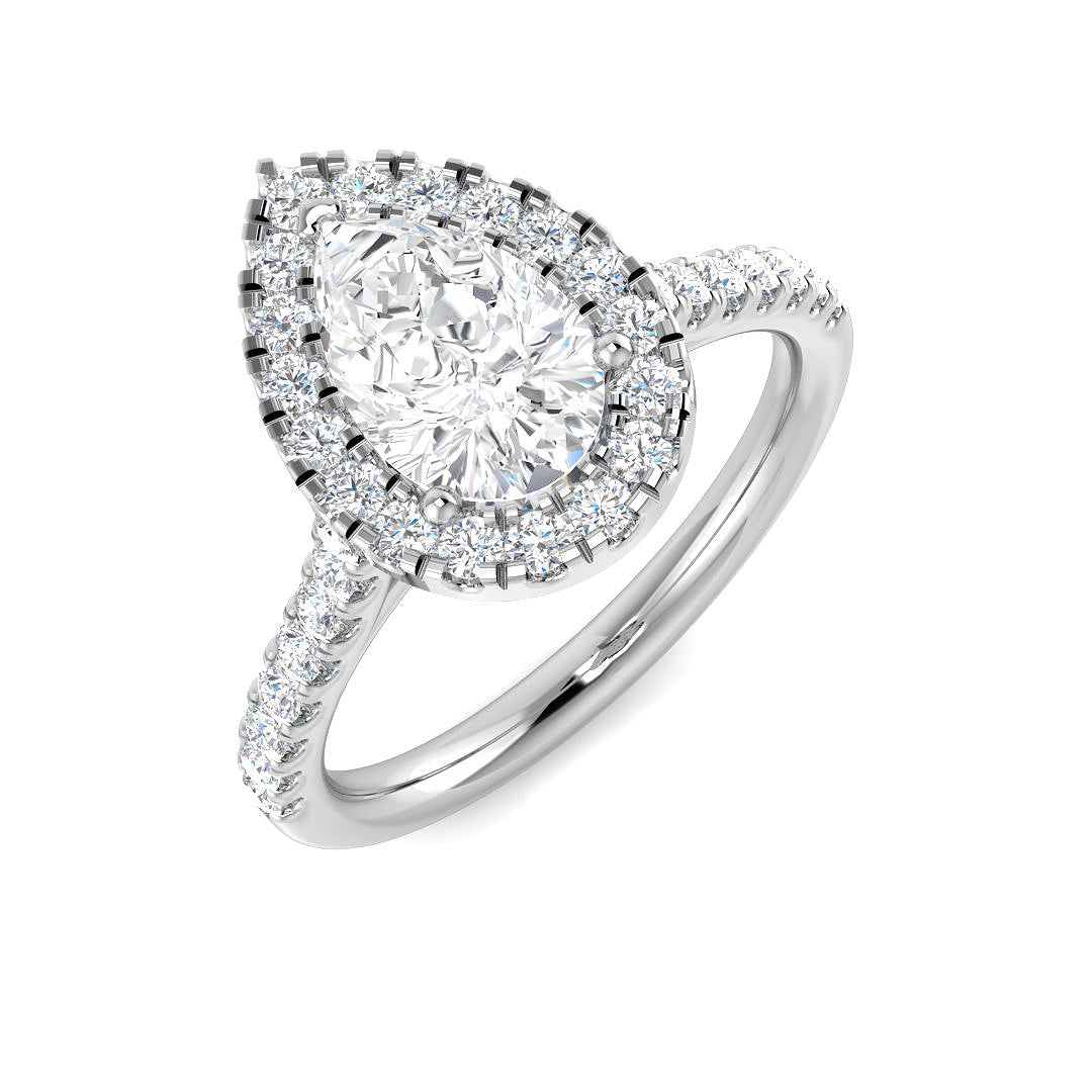 SR4625 — Ring - 9k White Gold