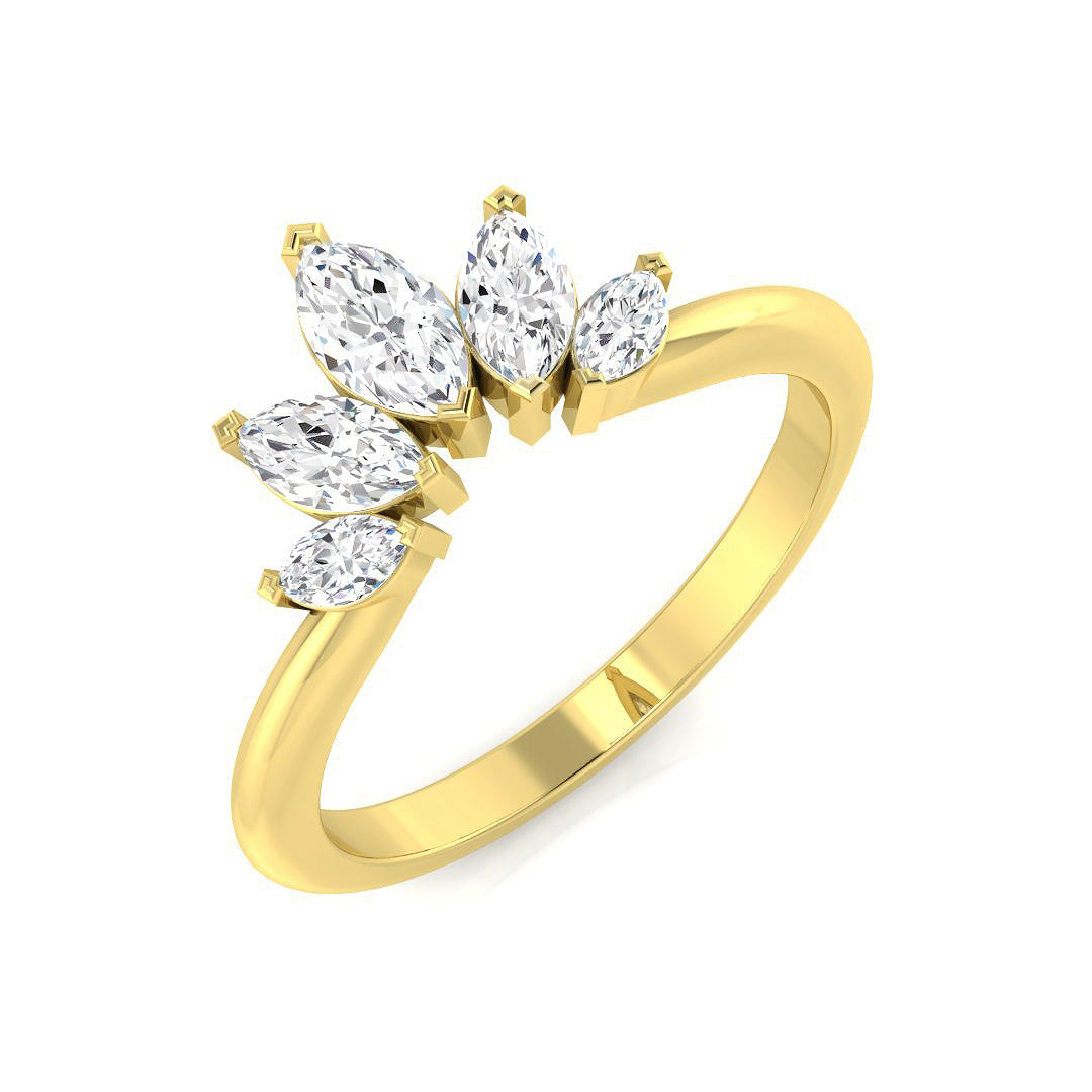 SR462 — Ring - 9 KT Yellow Gold