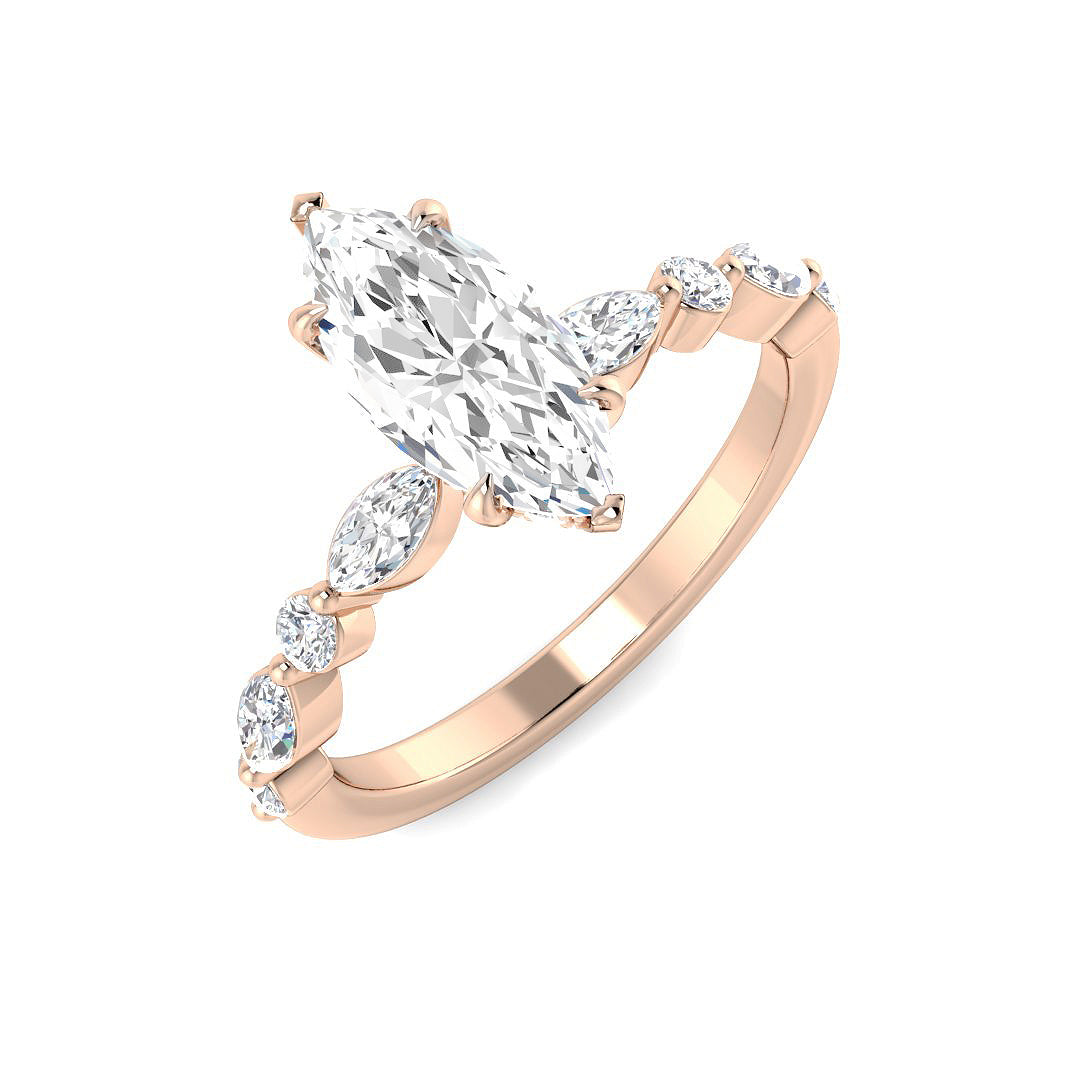 SR4630 — Ring - 9k Rose Gold