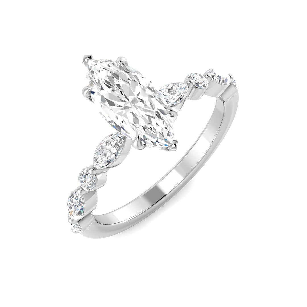 SR4630 — Ring - 9k White Gold