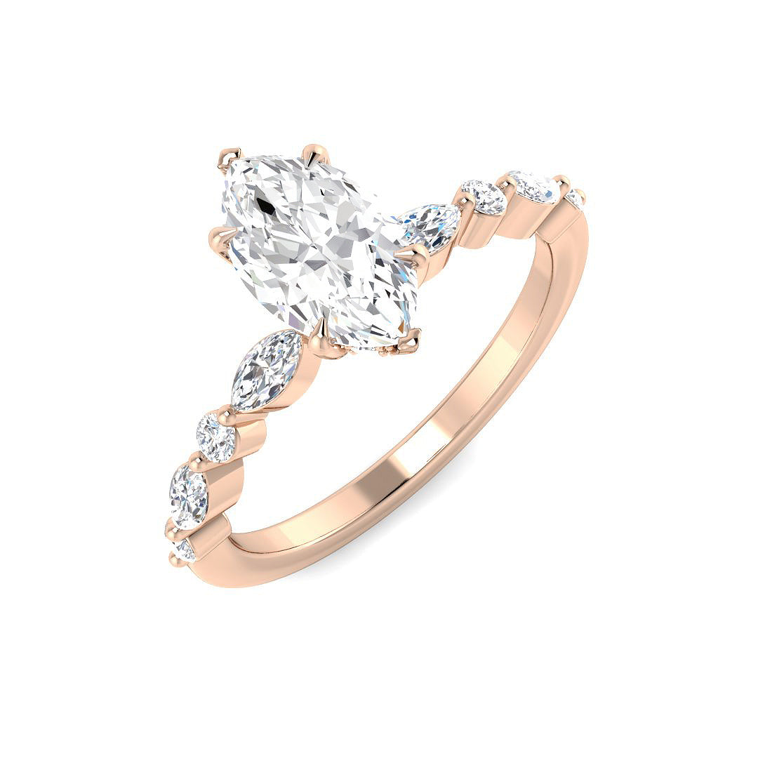 SR4634 — Ring - 9k Rose Gold