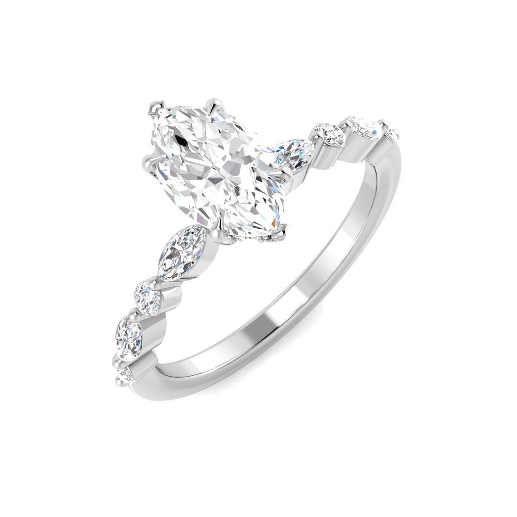 SR4634 — Ring - 9k White Gold