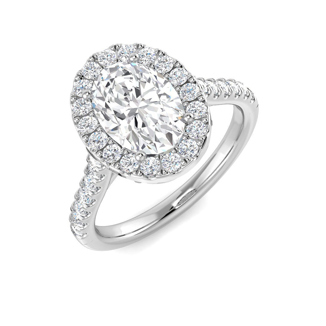 SR4635 — Ring - 9k White Gold