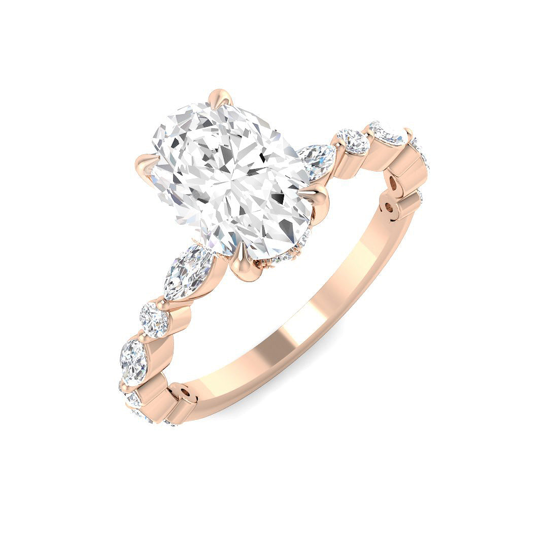 SR4636 — Ring - 9k Rose Gold