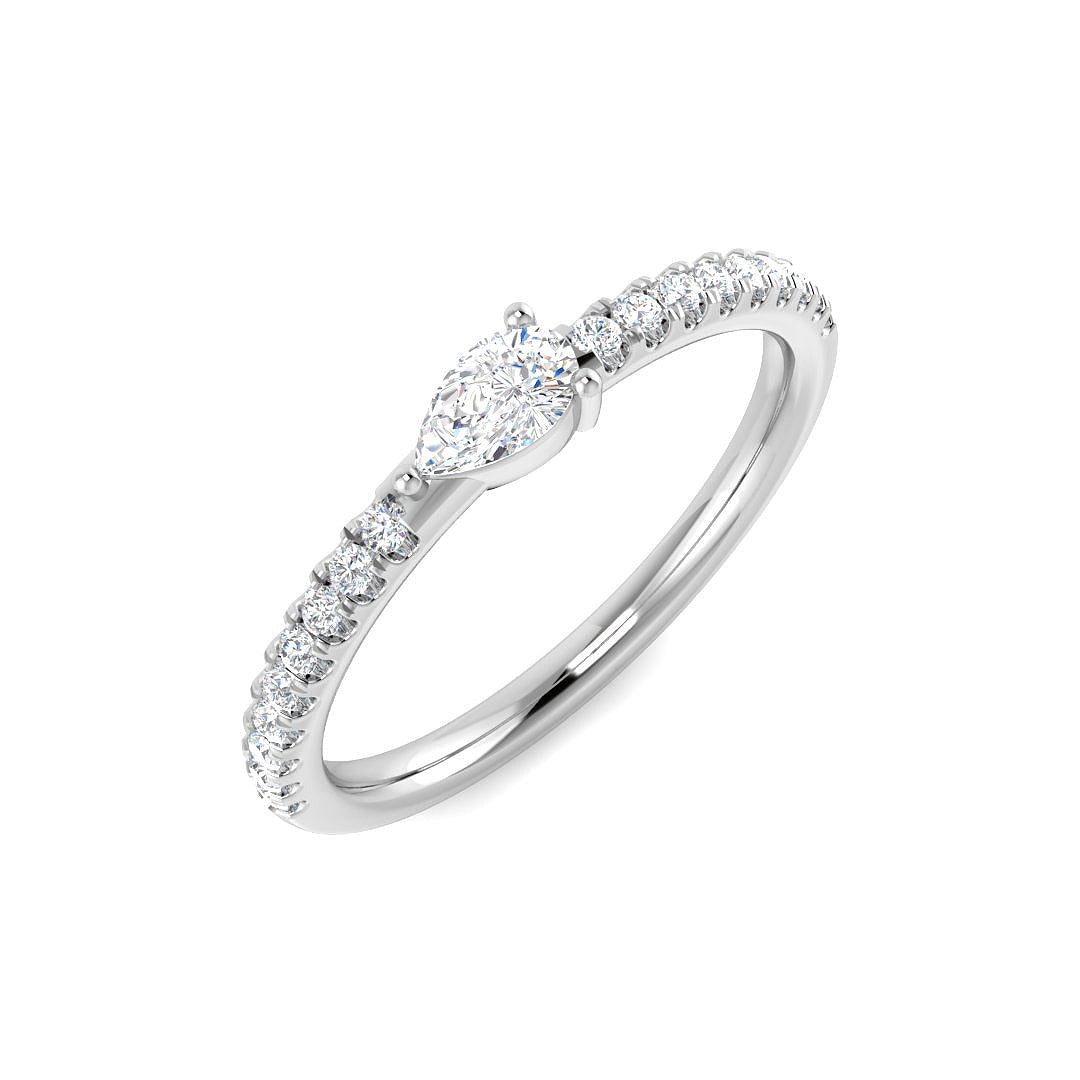 SR4653 — Ring - 9k White Gold