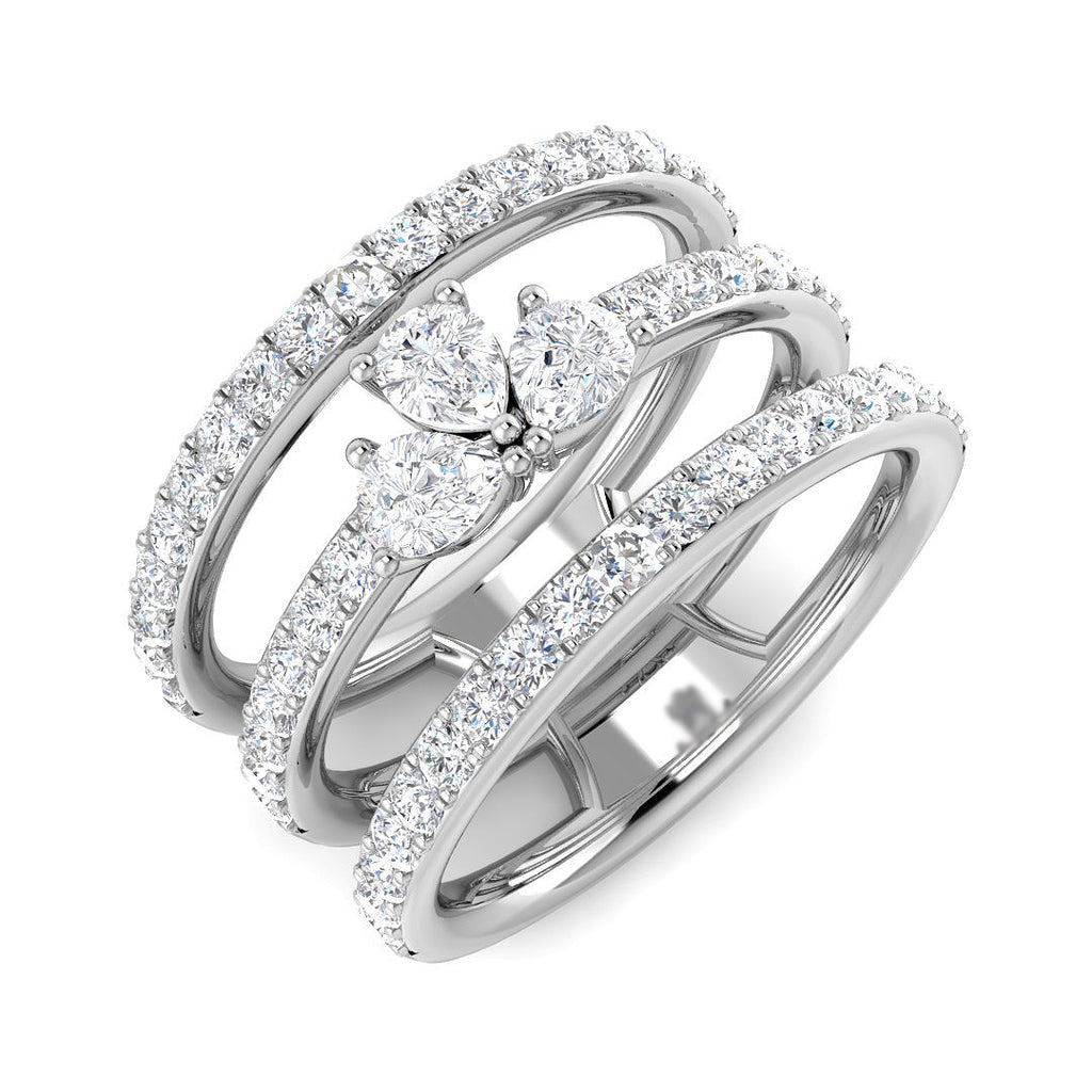 SR4654 — Ring - 9k White Gold