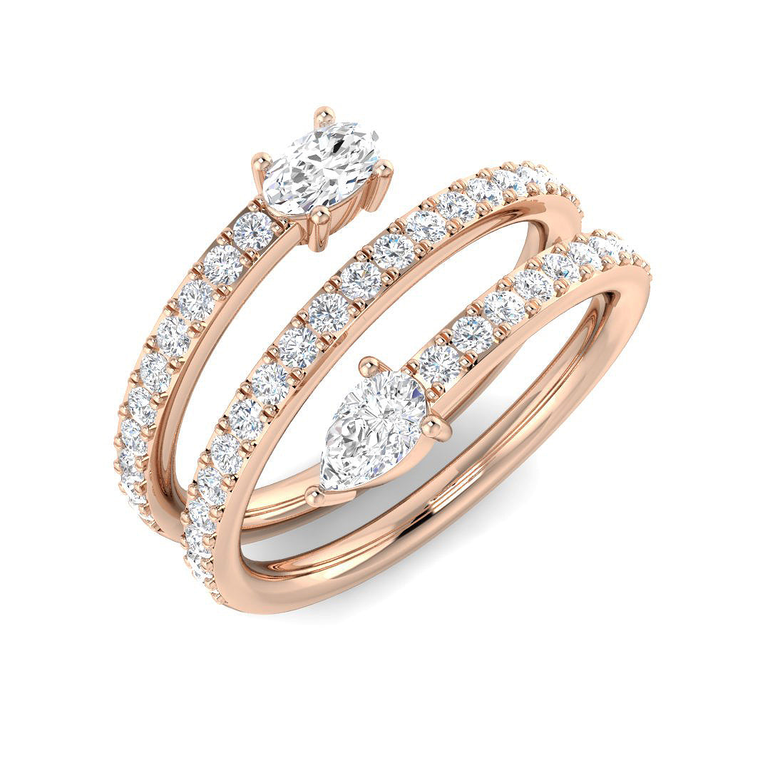SR4656 — Ring - 9k Rose Gold