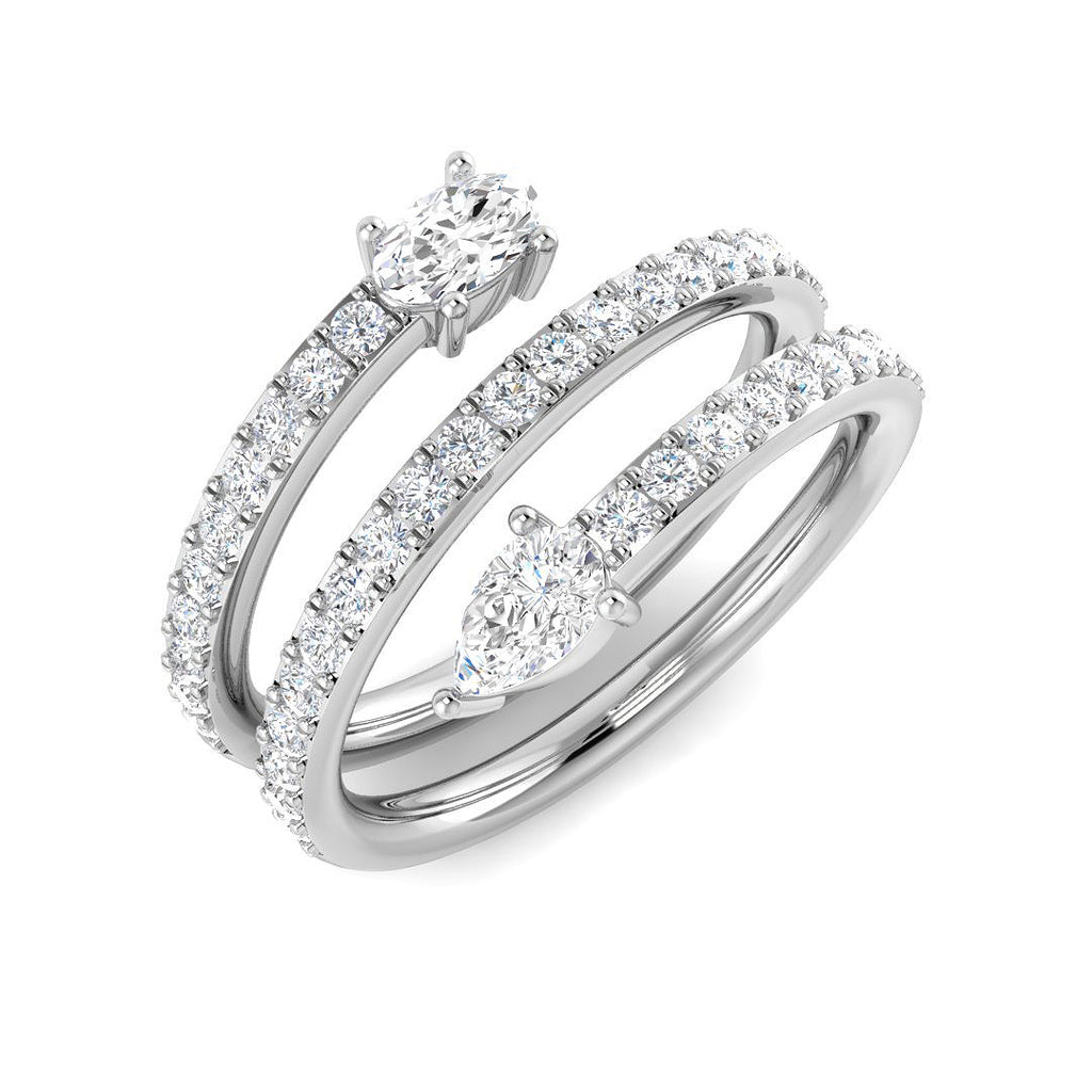 SR4656 — Ring - 9k White Gold