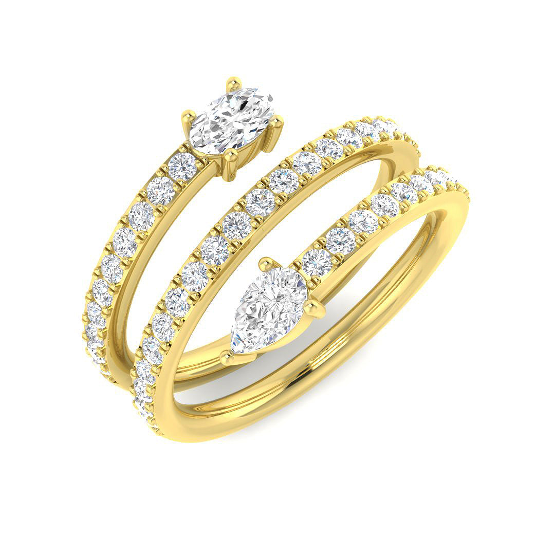 SR4656 — Ring - 9k Yellow Gold