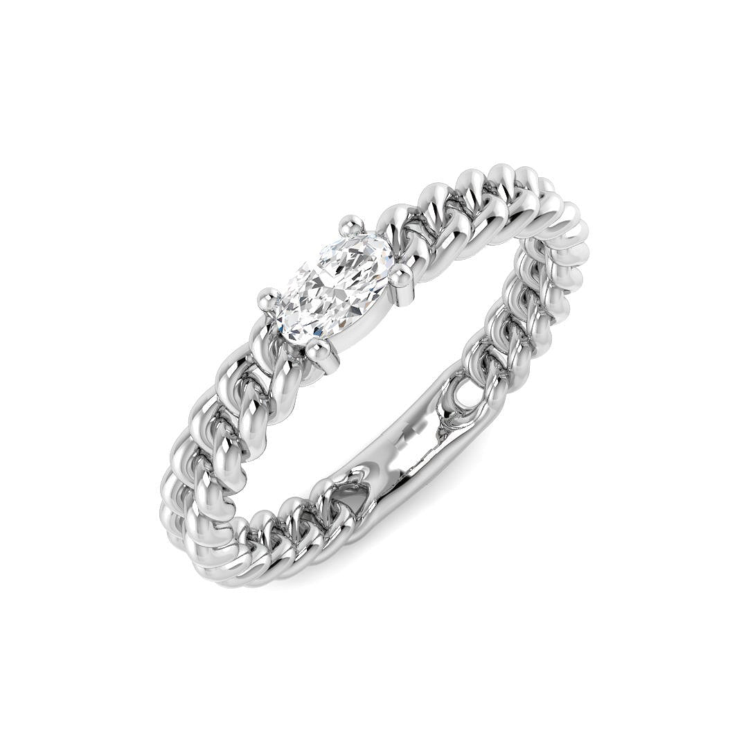 SR4658 — Ring - 9k White Gold