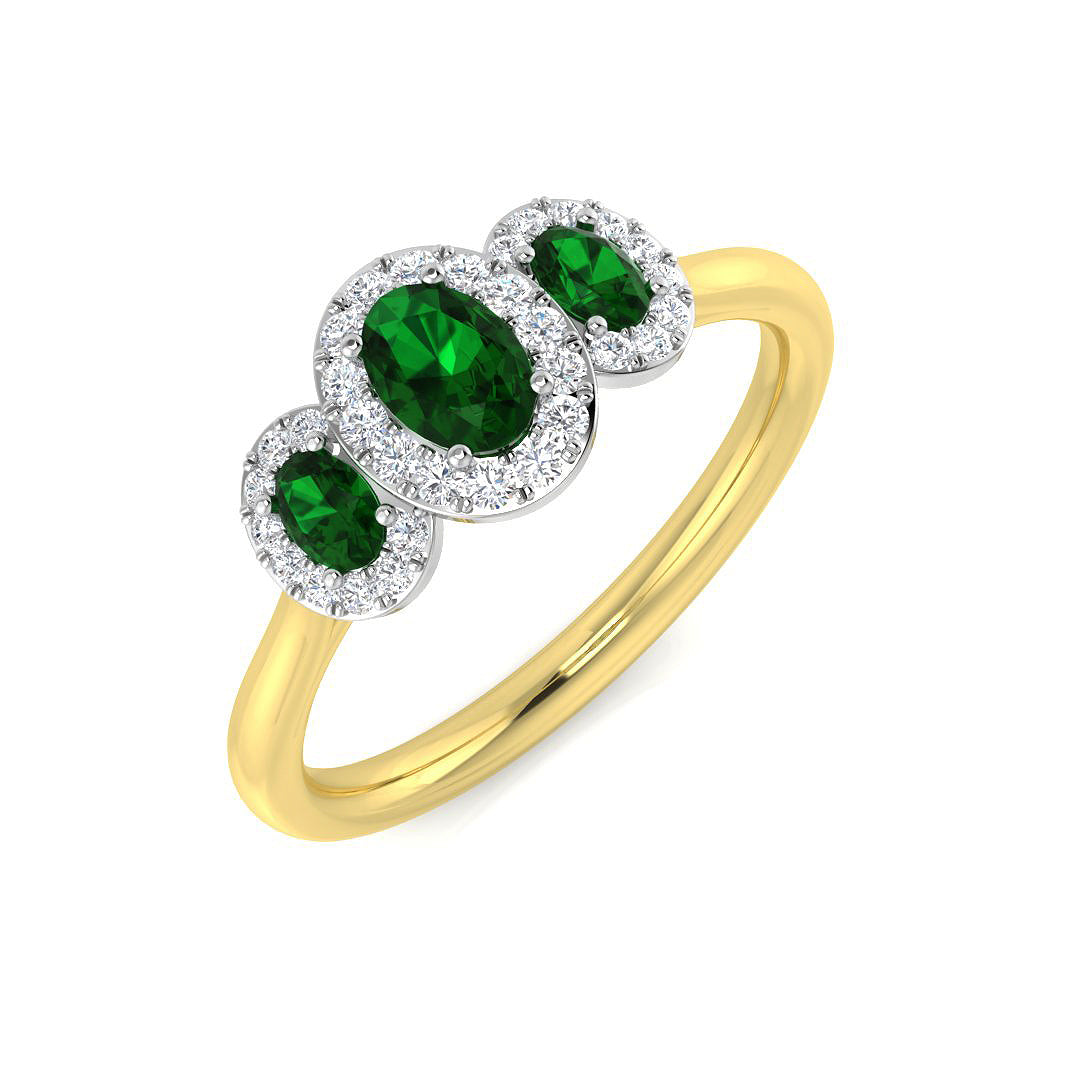 SR465 — Ring - 9k Two Tone