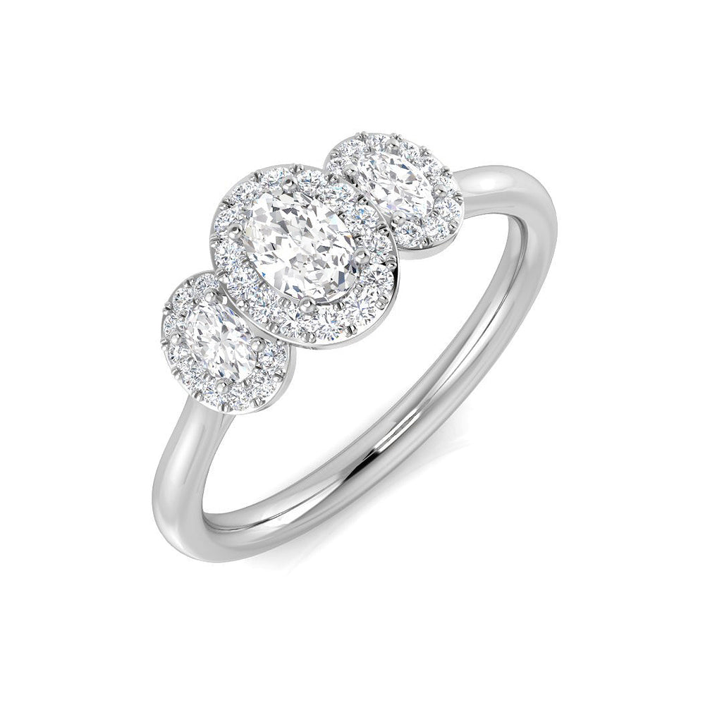 SR465 — Ring - 9k White Gold