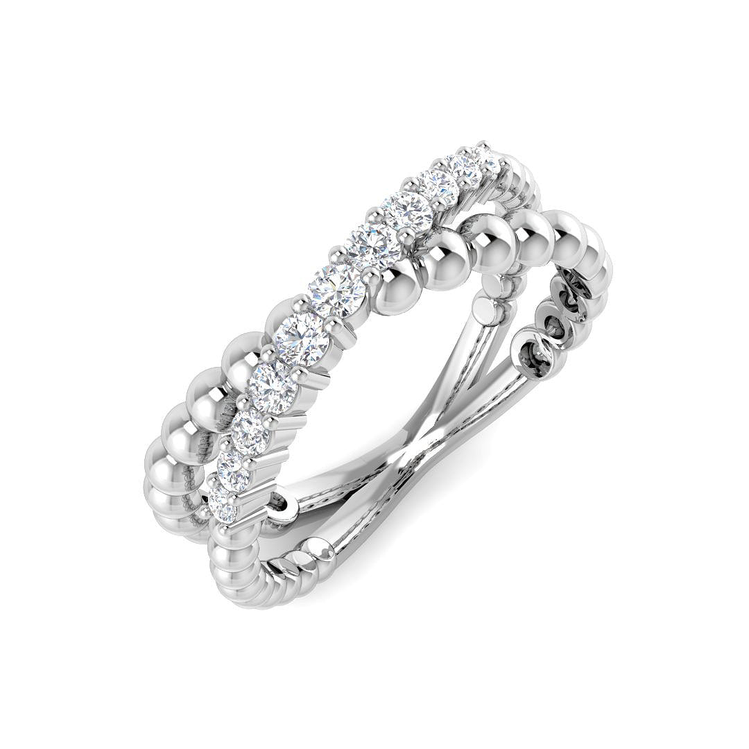 SR4662 — Ring - 9k White Gold