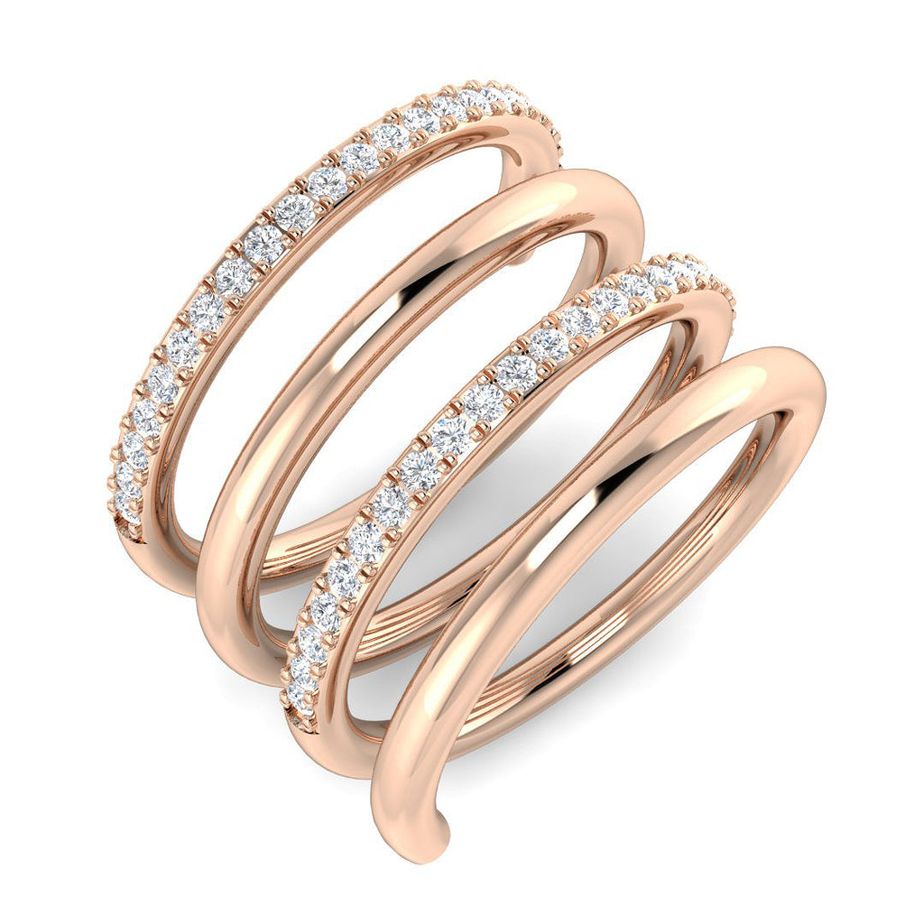 SR4664 — Ring - 9k Rose Gold