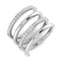 SR4664 — Ring - 9k White Gold