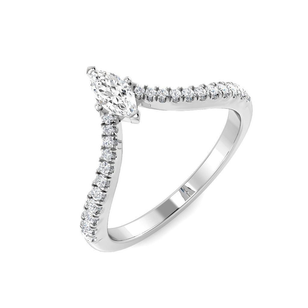 SR4671 — Ring - 9k White Gold