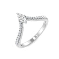 SR4671 — Ring - 9k White Gold