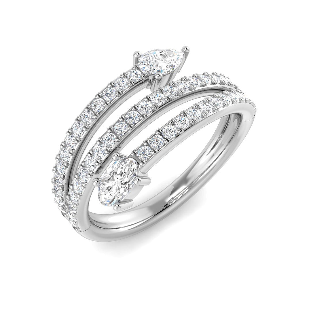 SR4672 — Ring - 9k White Gold