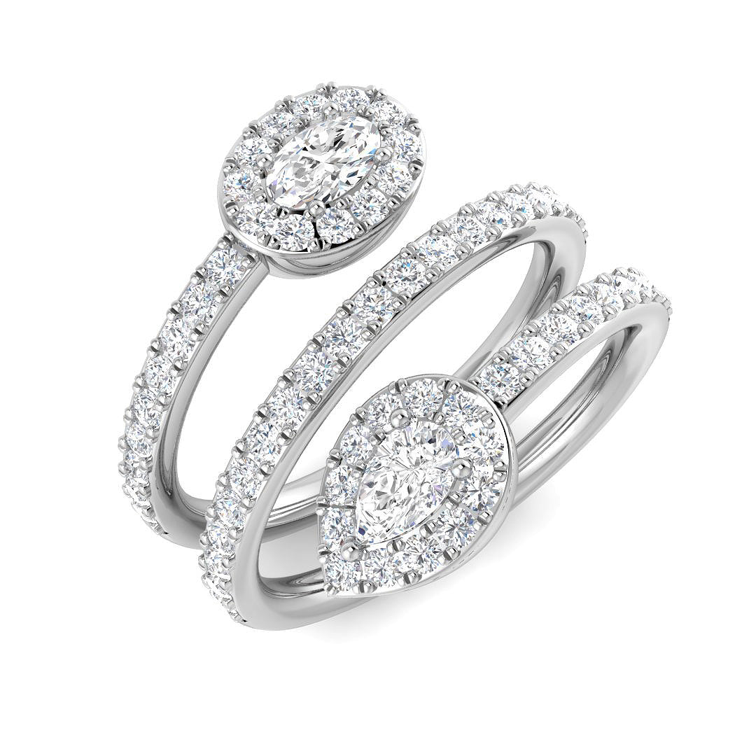 SR4674 — Ring - 9k White Gold