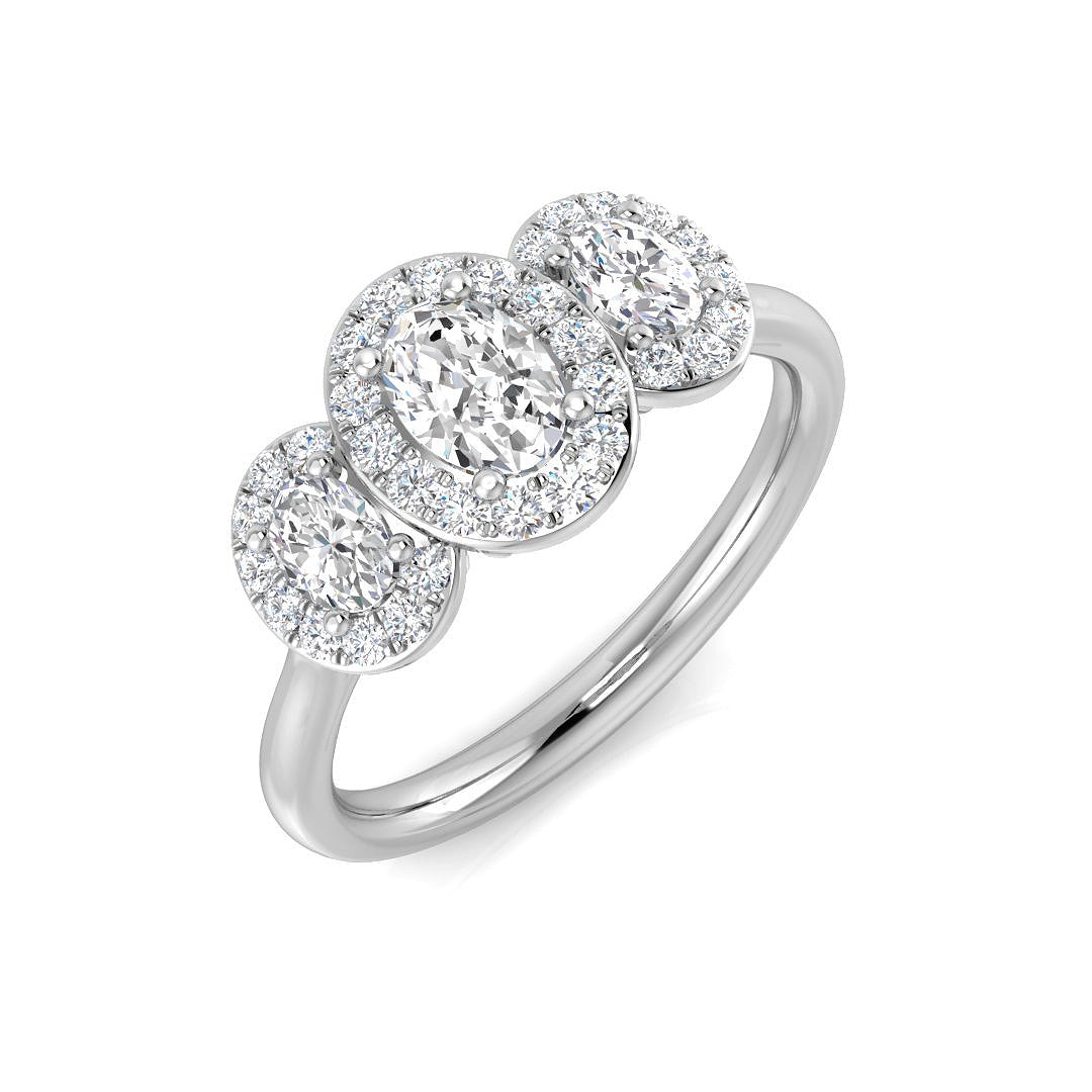 SR467 — Ring - 9k White Gold