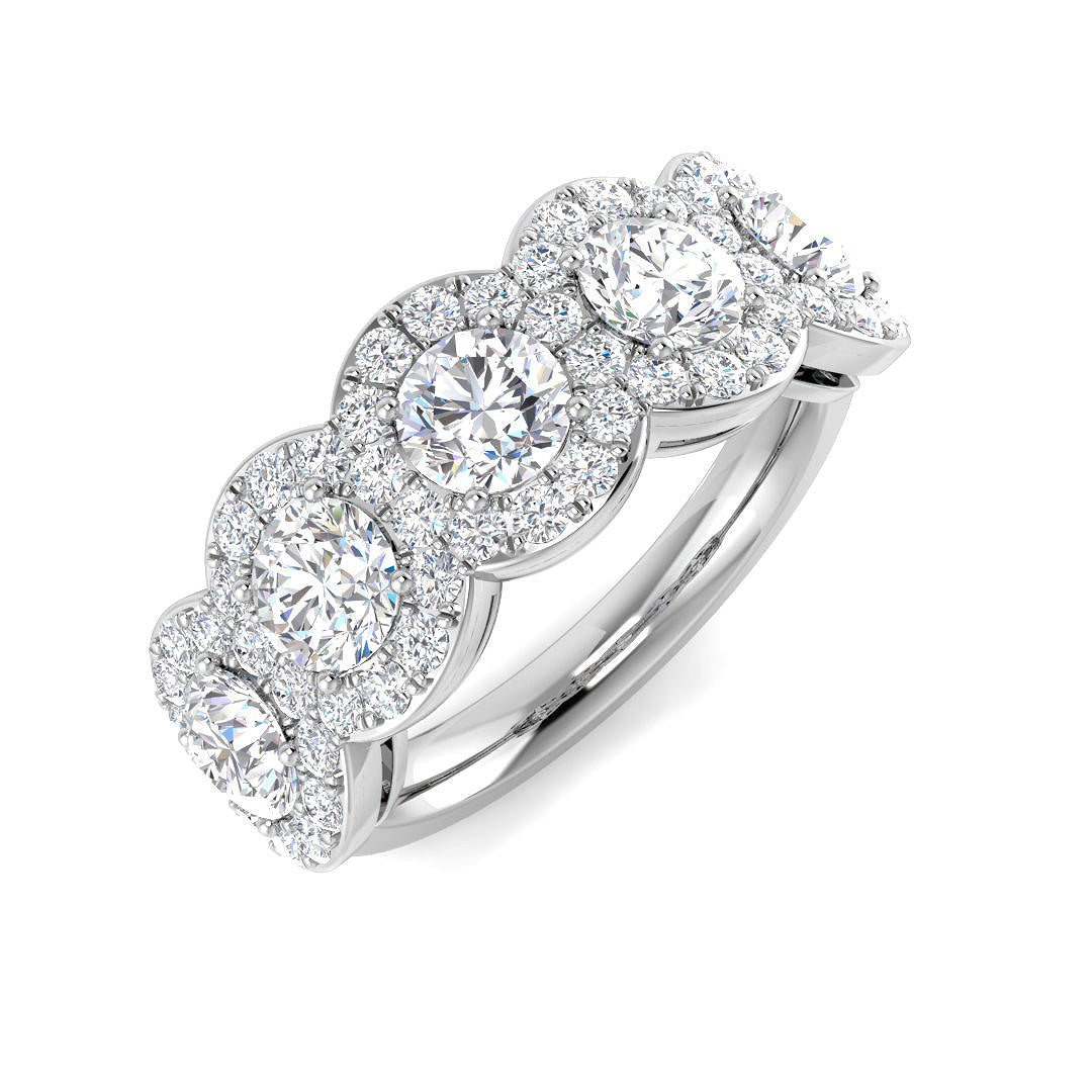 SR4689 — Ring - 9k White Gold