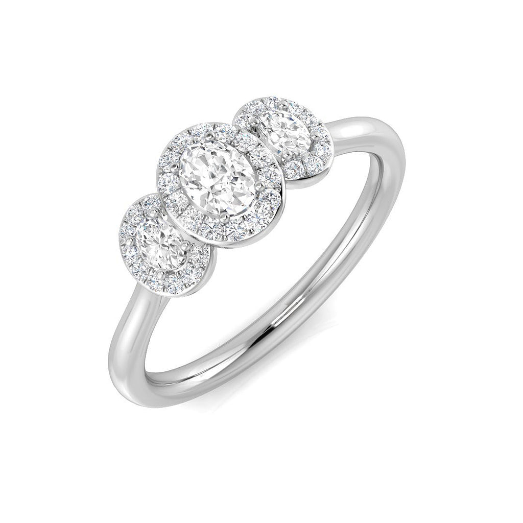 SR468 — Ring - 9k White Gold