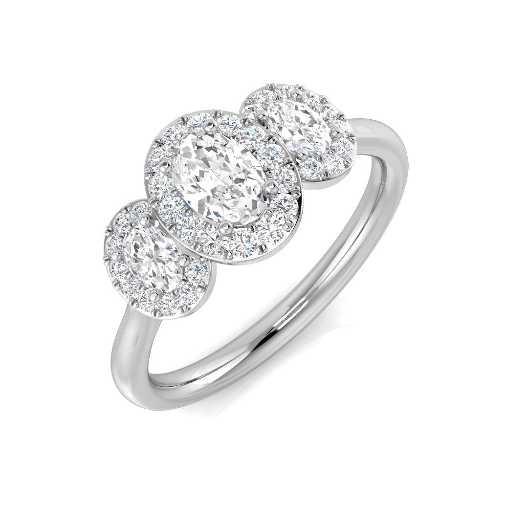 SR470 — Ring - 9k White Gold