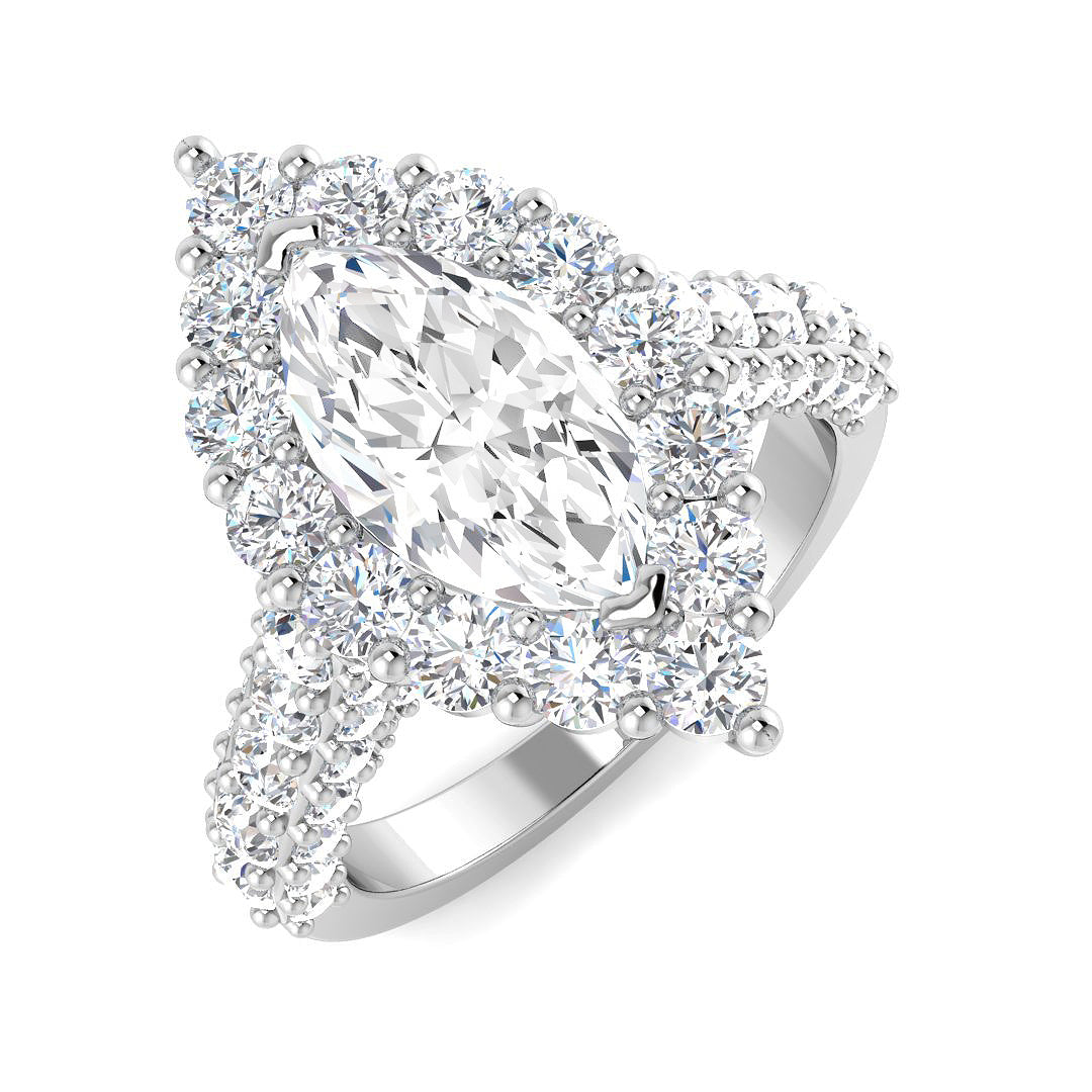 SR4715 — Ring - 9k White Gold