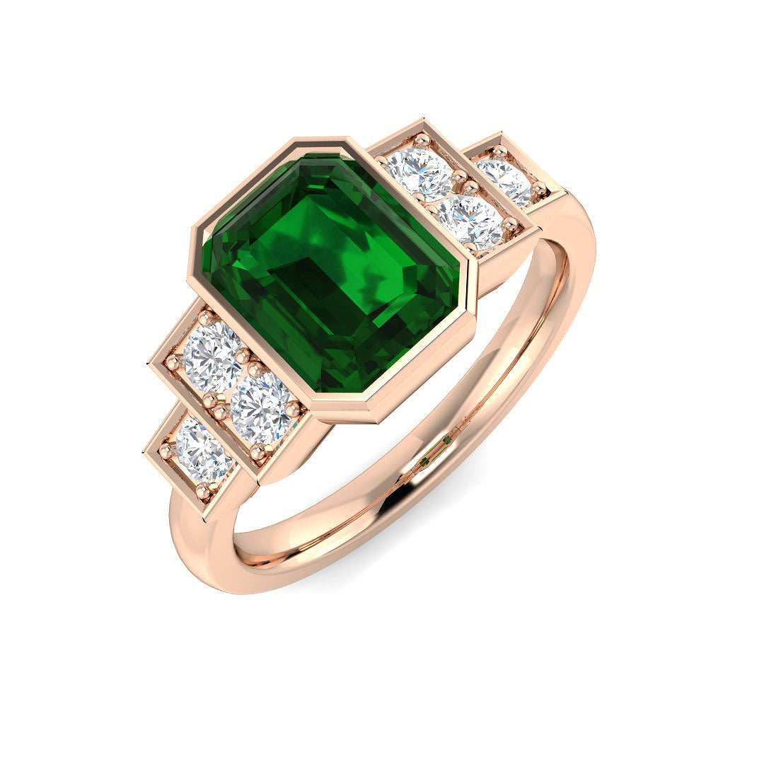 SR4725 — Ring - 9k Rose Gold