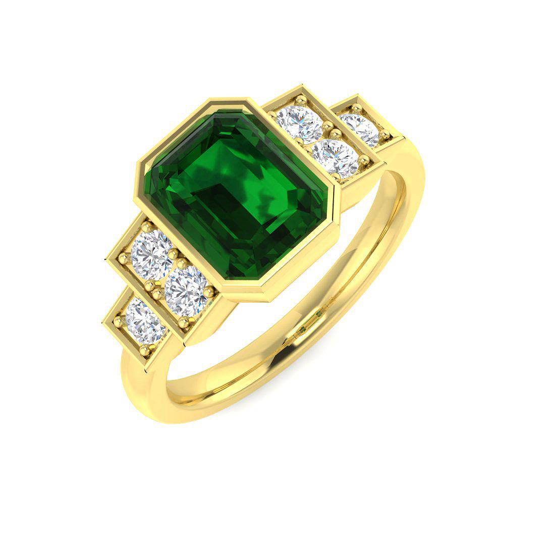 SR4725 — Ring - 9k Yellow Gold