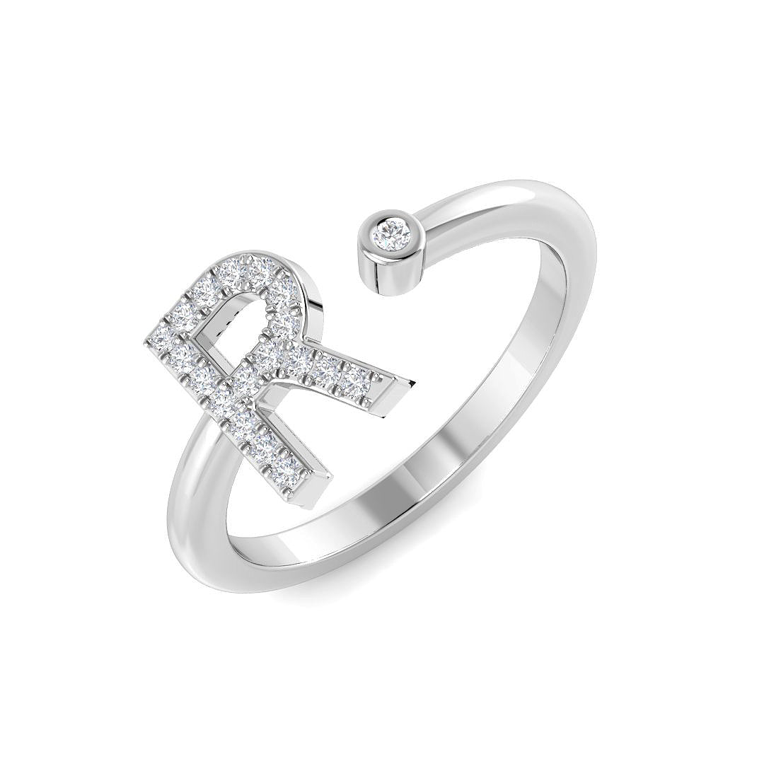 SR4777 — Ring - 9k White Gold