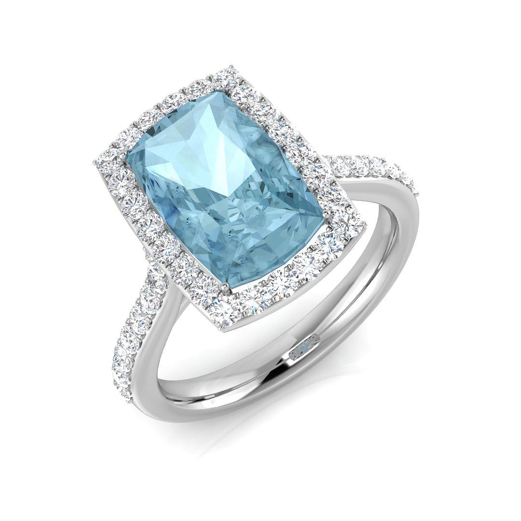 SR495 — Ring - 9k White Gold