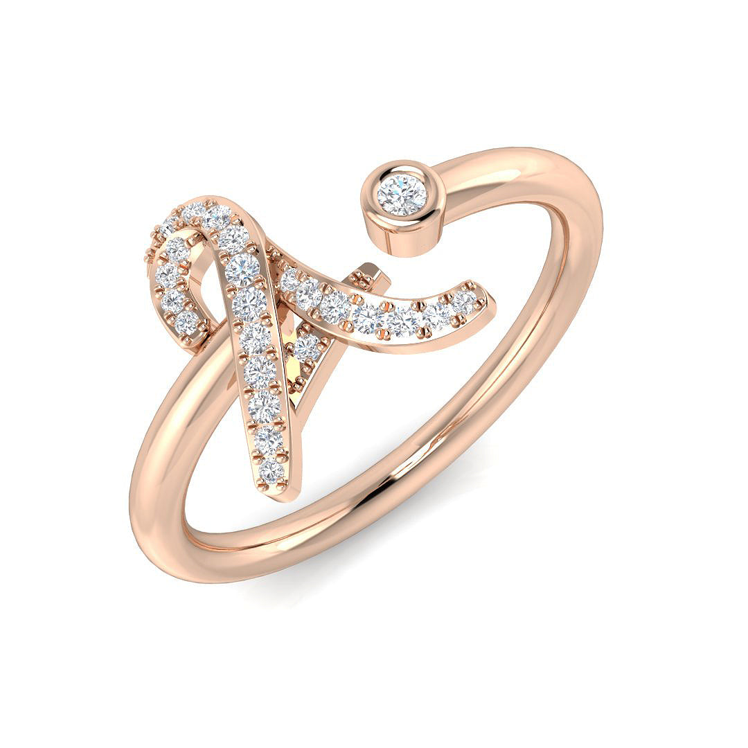 SR52-A — Ring - 9k Rose Gold