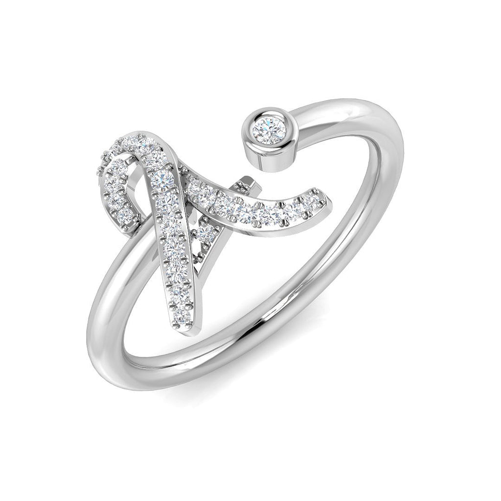 SR52-A — Ring - 9k White Gold
