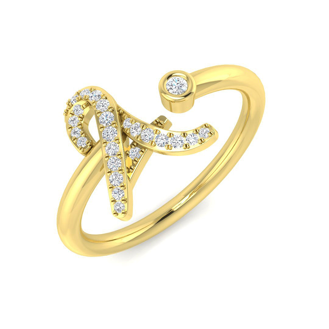 SR52-A — Ring - 9k Yellow Gold
