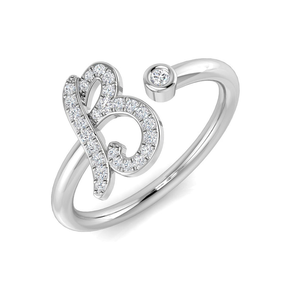 SR52-B — Ring - 9k White Gold