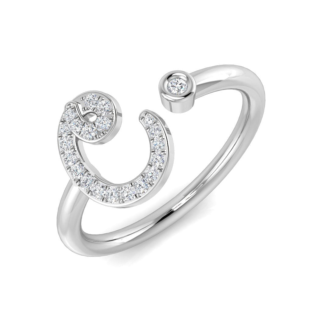SR52-C — Ring - 9k White Gold