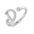 SR52-D — Ring - 9k White Gold