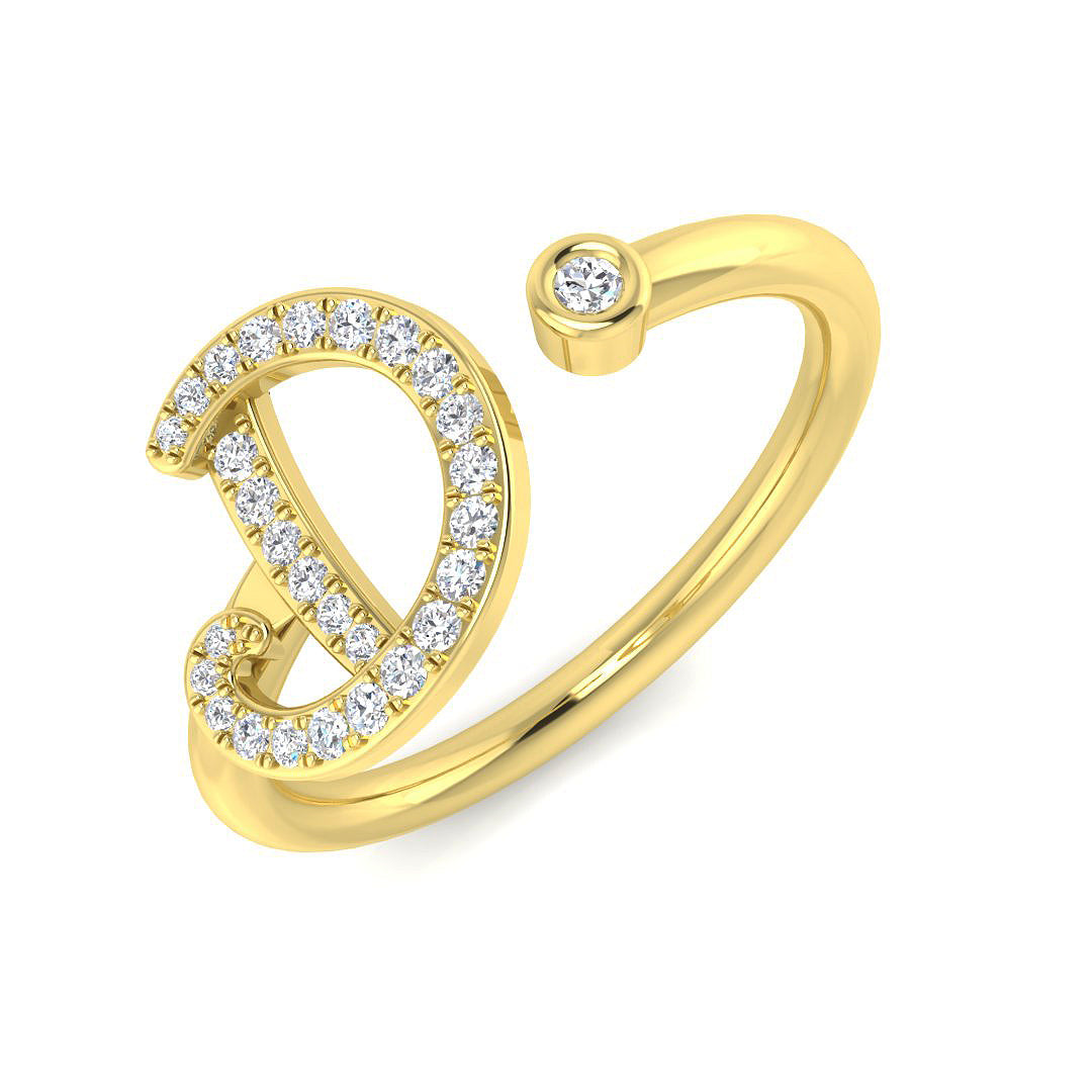 SR52-D — Ring - 9k Yellow Gold