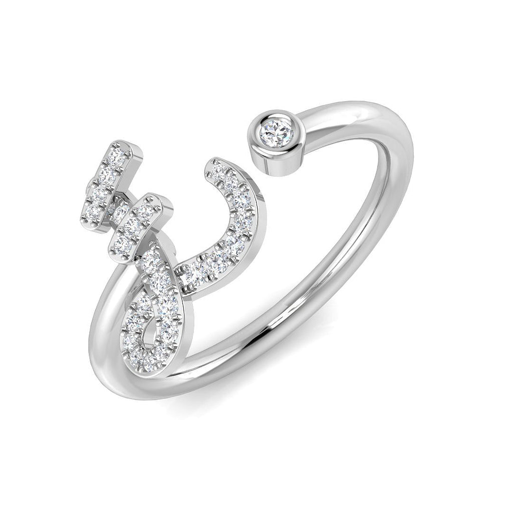 SR52-E — Ring - 9k White Gold