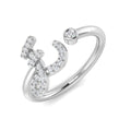 SR52-E — Ring - 9k White Gold