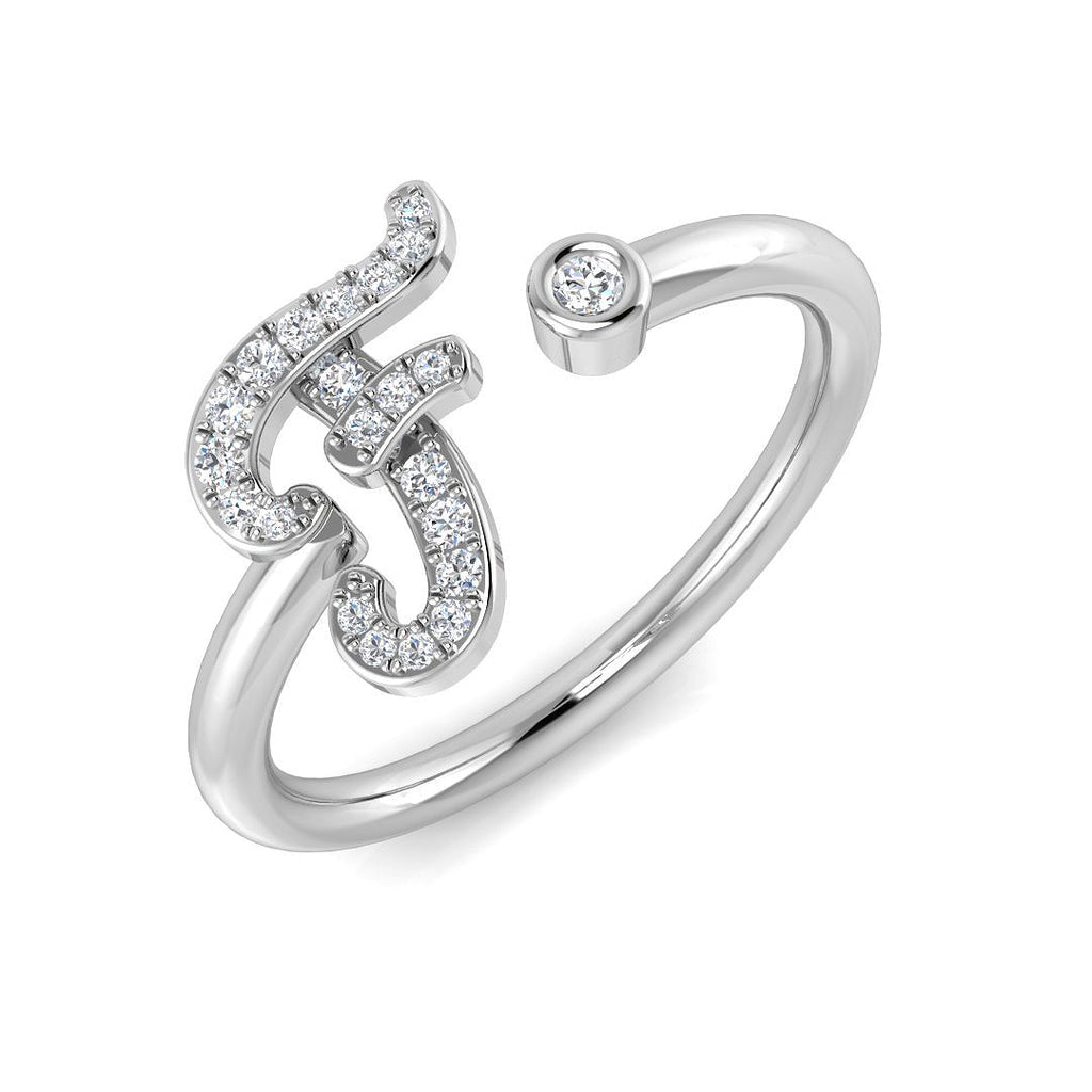 SR52-F — Ring - 9k White Gold