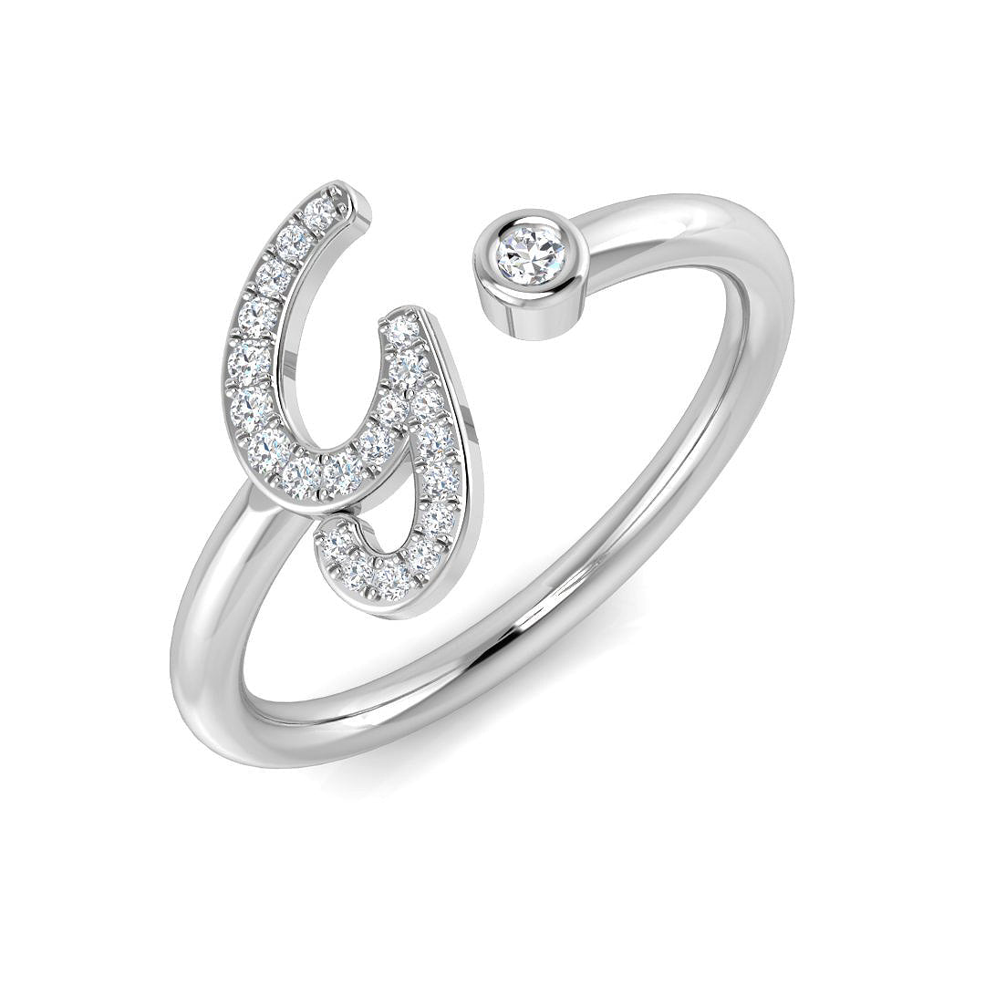 SR52-G — Ring - 9k White Gold