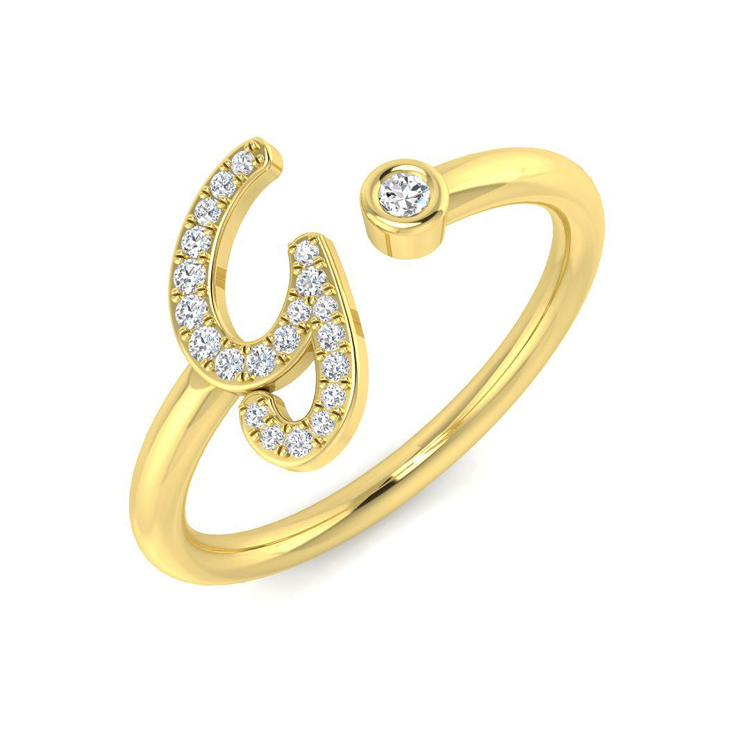 SR52-G — Ring - 9k Yellow Gold