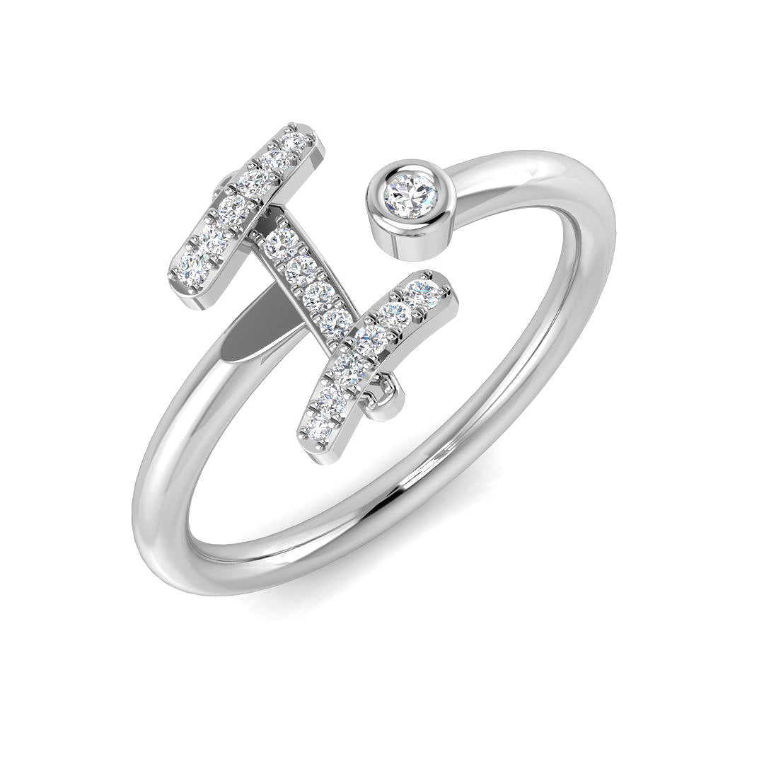 SR52-I — Ring - 9k White Gold