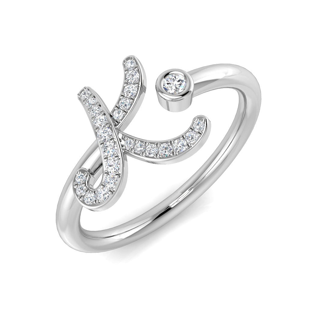 SR52-K — Ring - 9k White Gold