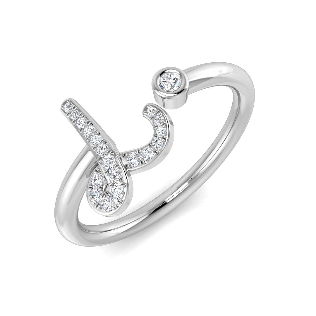 SR52-L — Ring - 9k White Gold