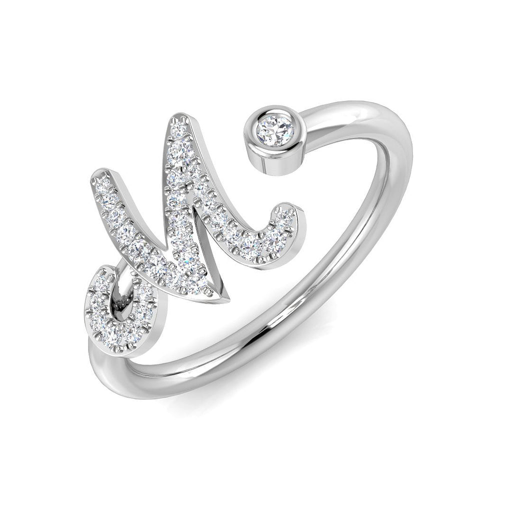 SR52-M — Ring - 9k White Gold